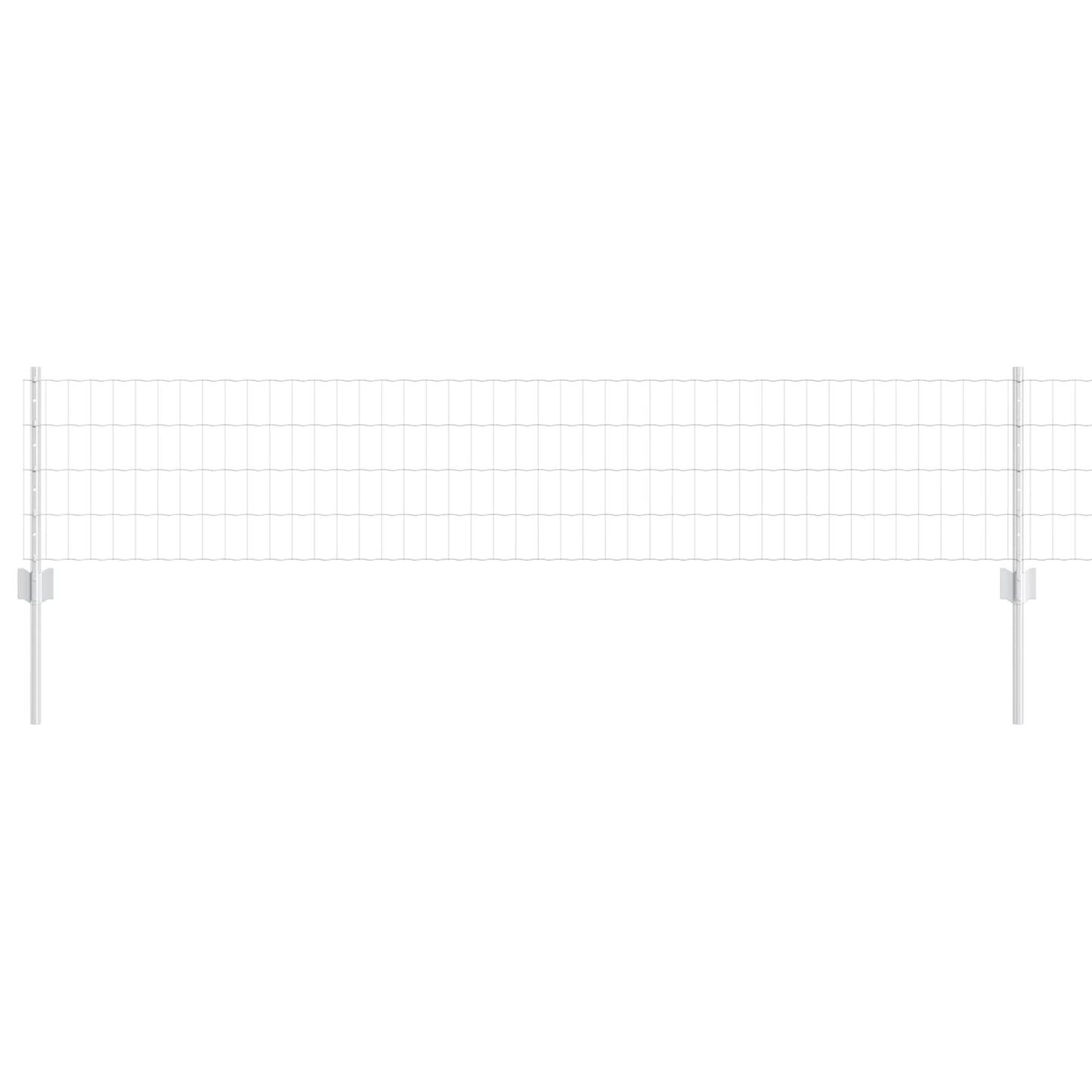 Fence with Post Silver
