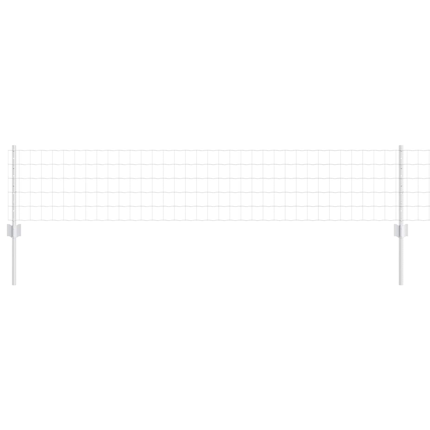 Fence with Post Silver