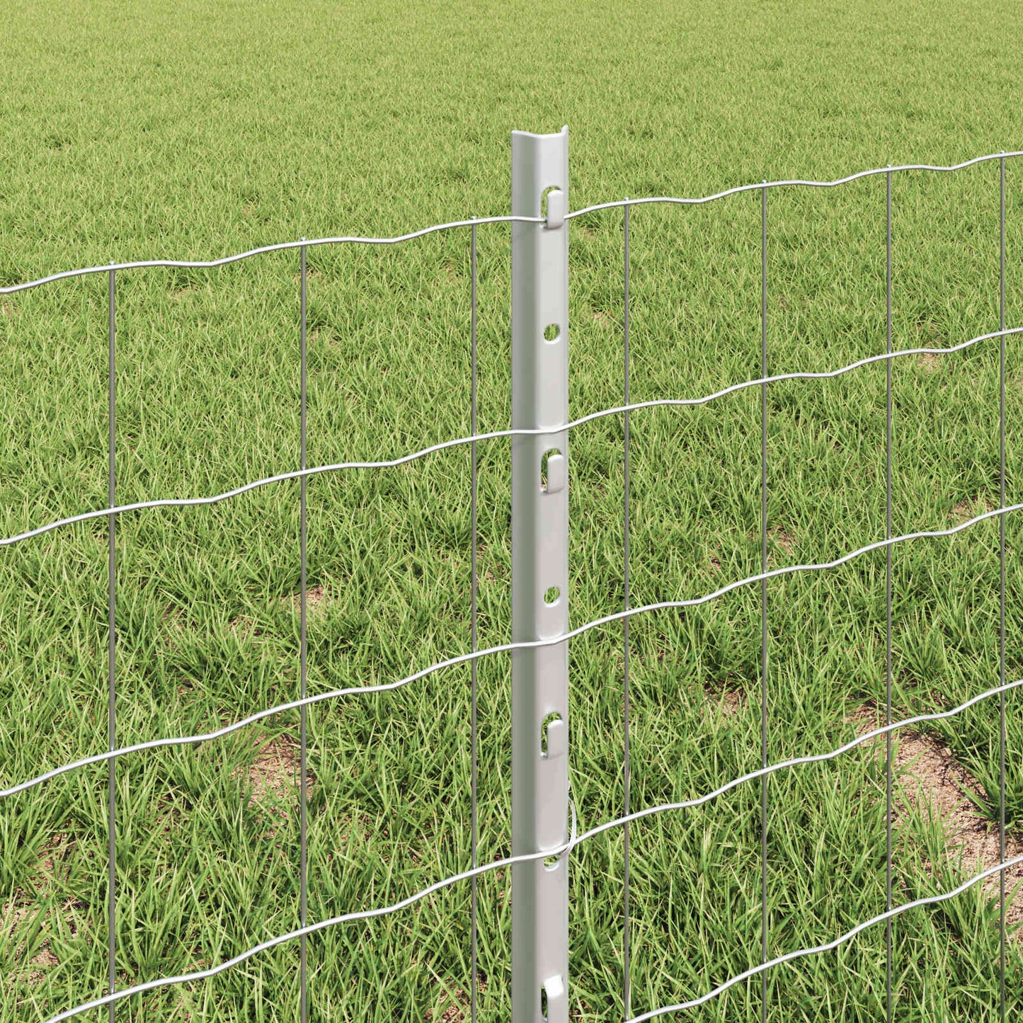 Welded Wire Fence 50 x 0.4 m (W x H) Hot-Dip Galvanised Steel
