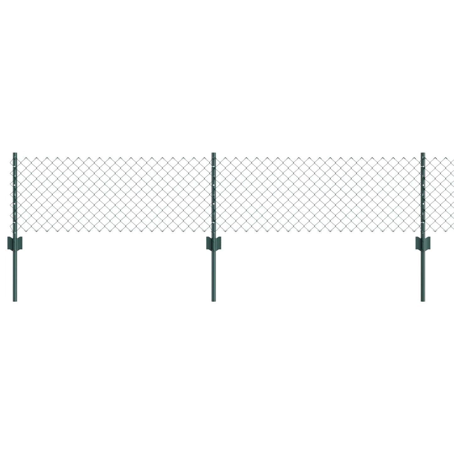 Fence with Post Green