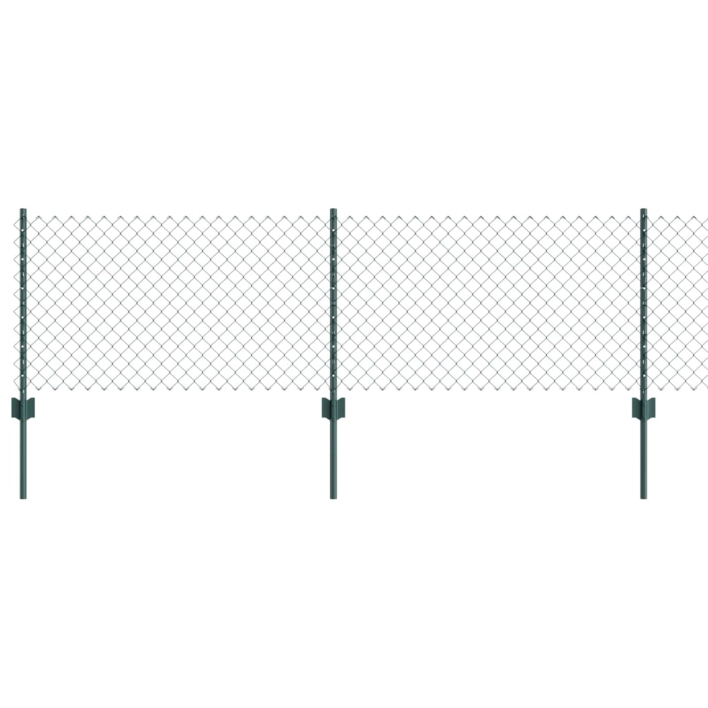 Fence with Post Green
