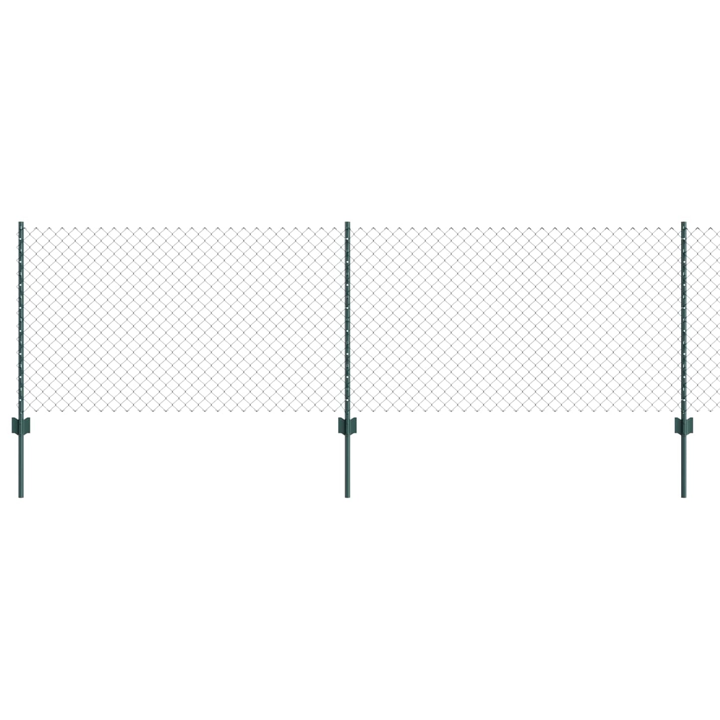 Fence with Post Green