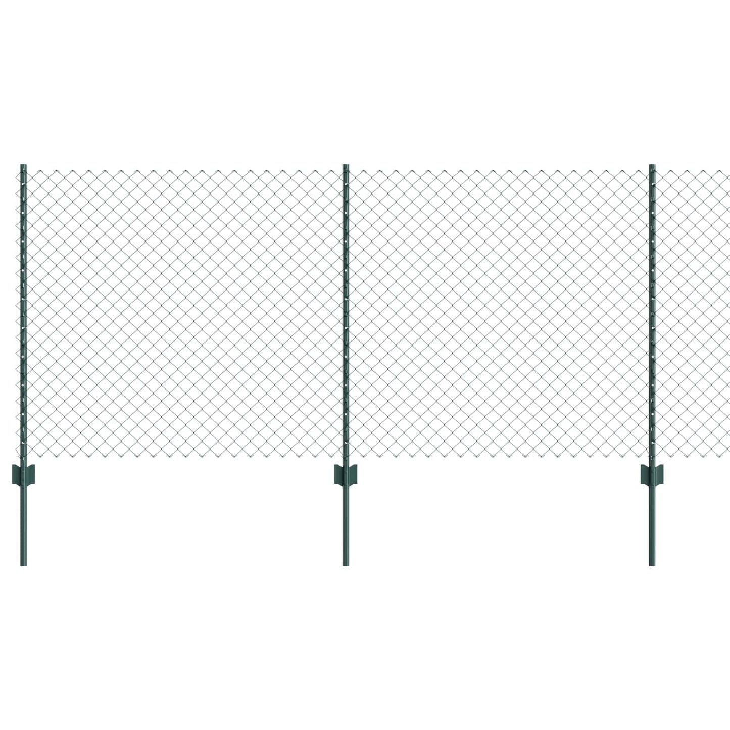 Fence with Post Green
