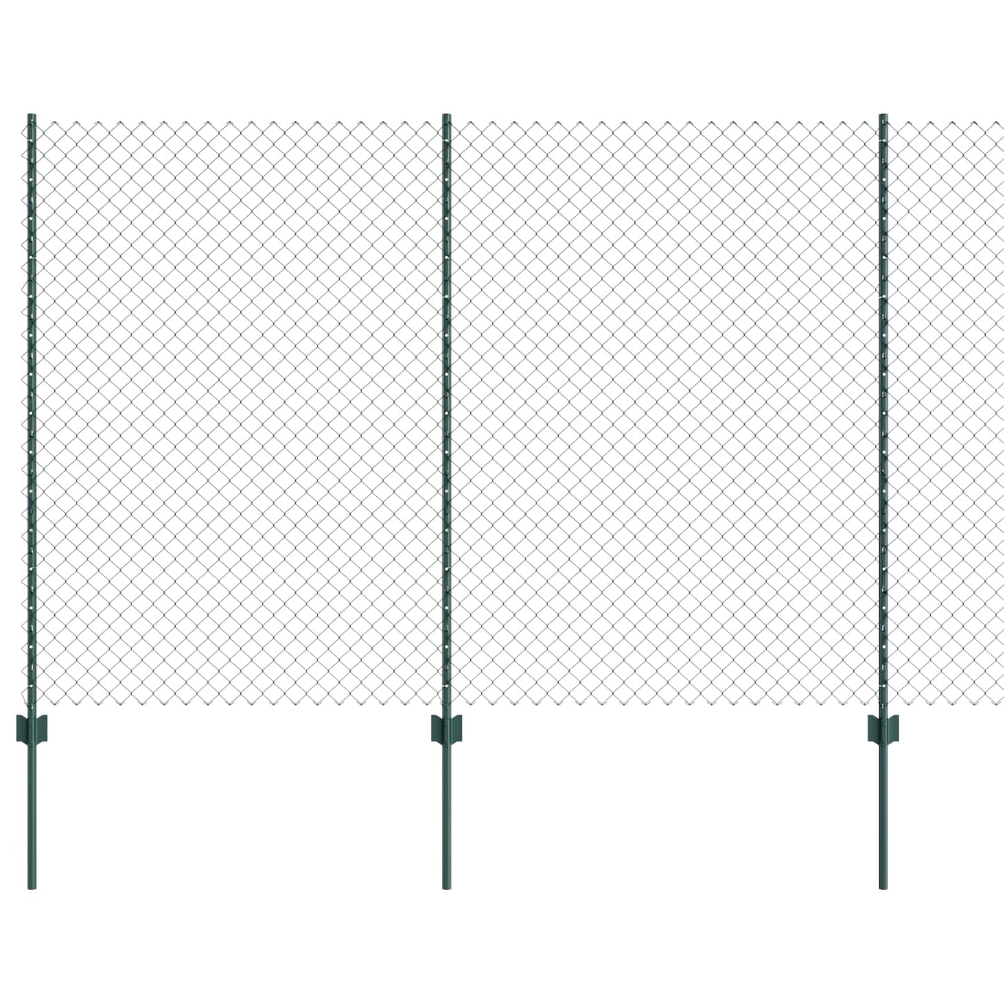 Fence with Post Green
