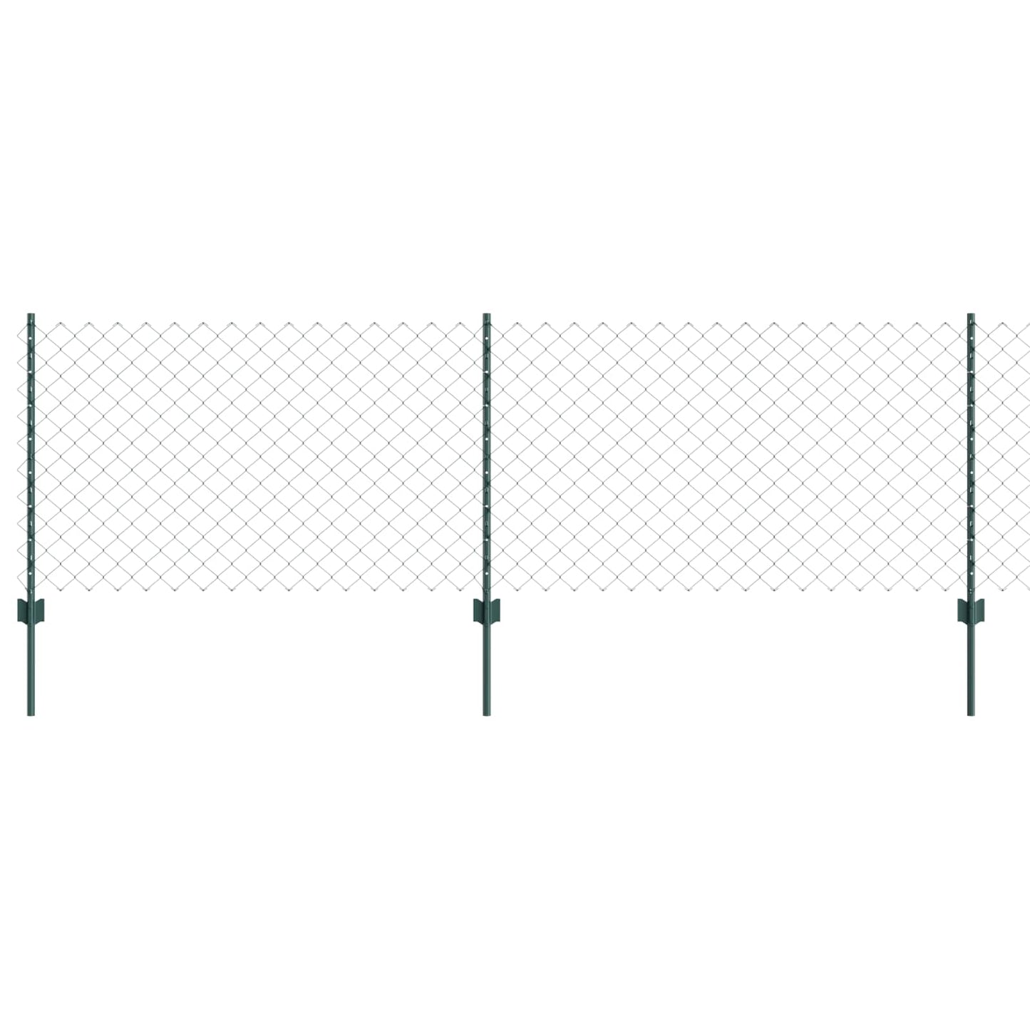 Fence with Post Green