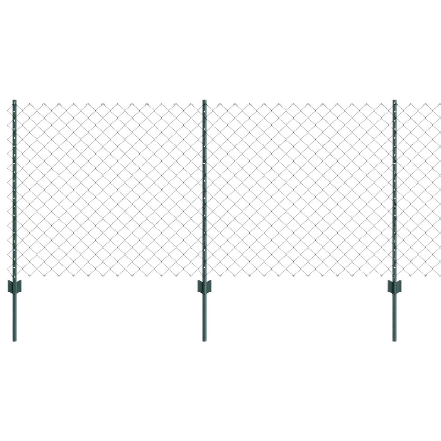 Fence with Post Green