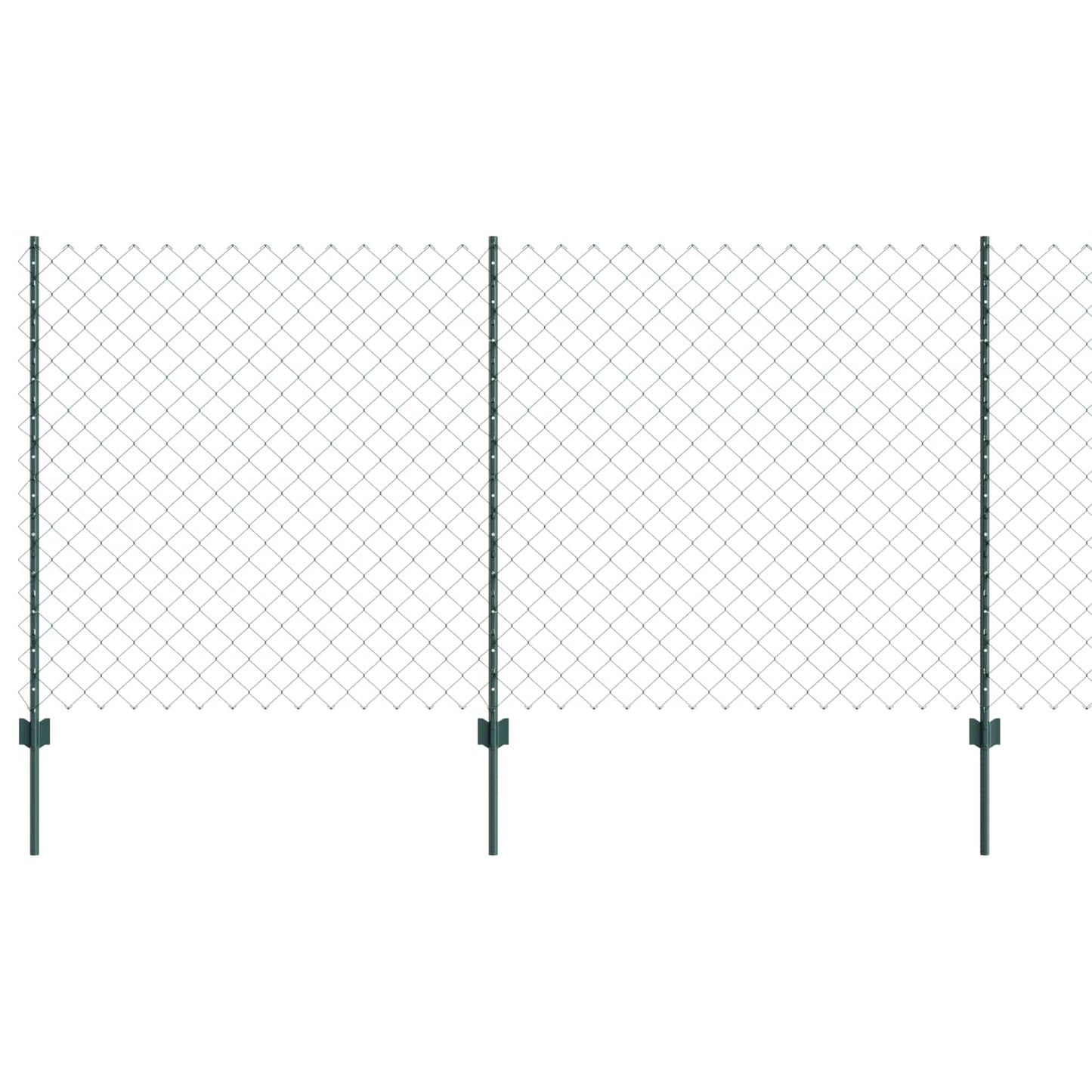 Fence with Post Green