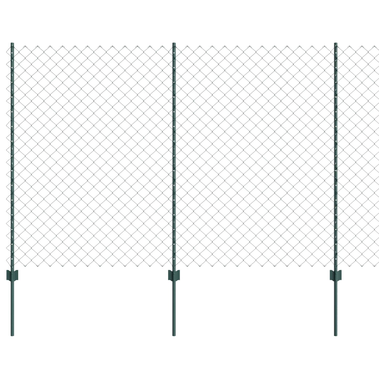 Fence with Post Green