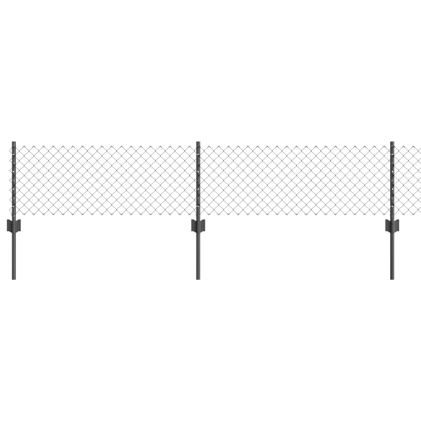 Fence with Post Grey