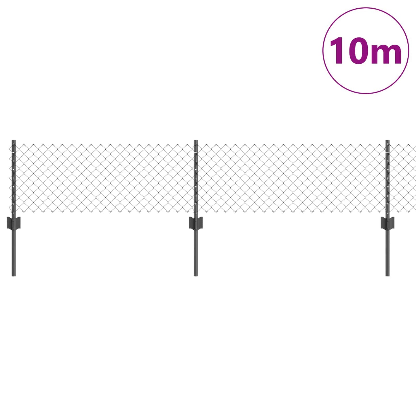 Fence with Post Grey