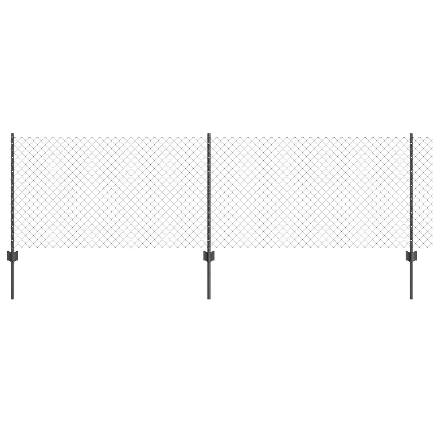 Fence with Post Grey