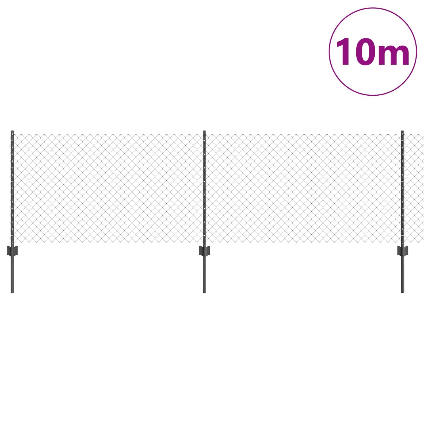 Fence with Post Grey