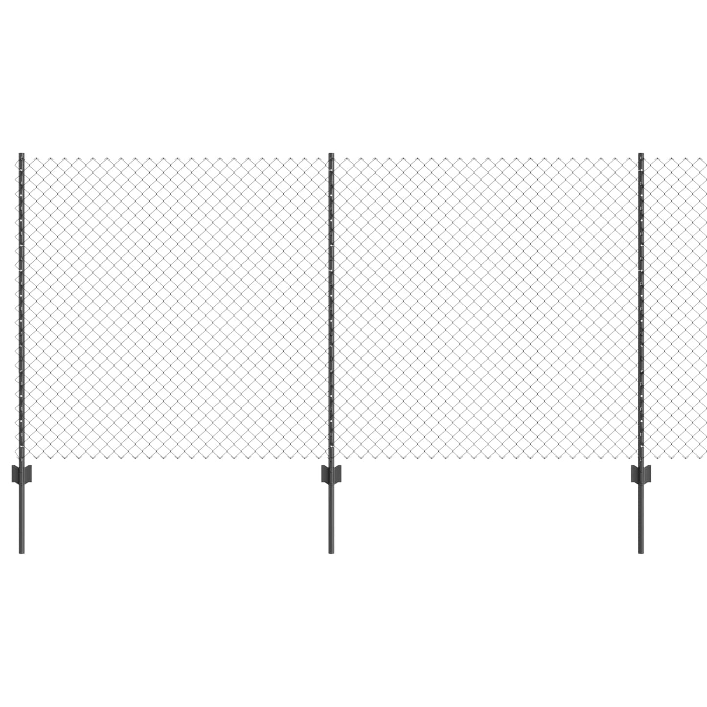 Fence with Post Grey