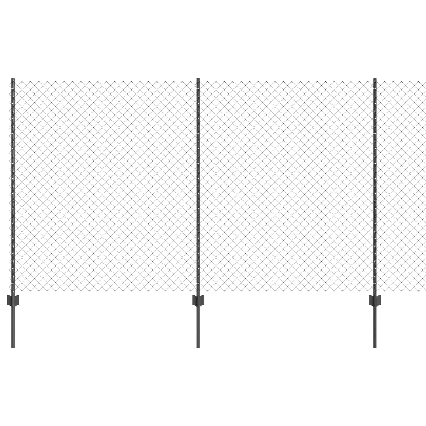 Fence with Post Grey