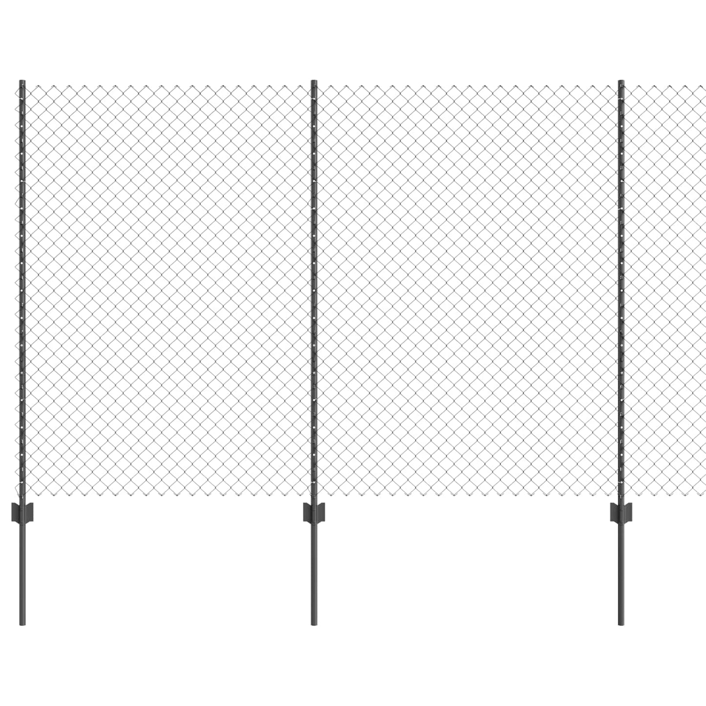 Fence with Post Grey