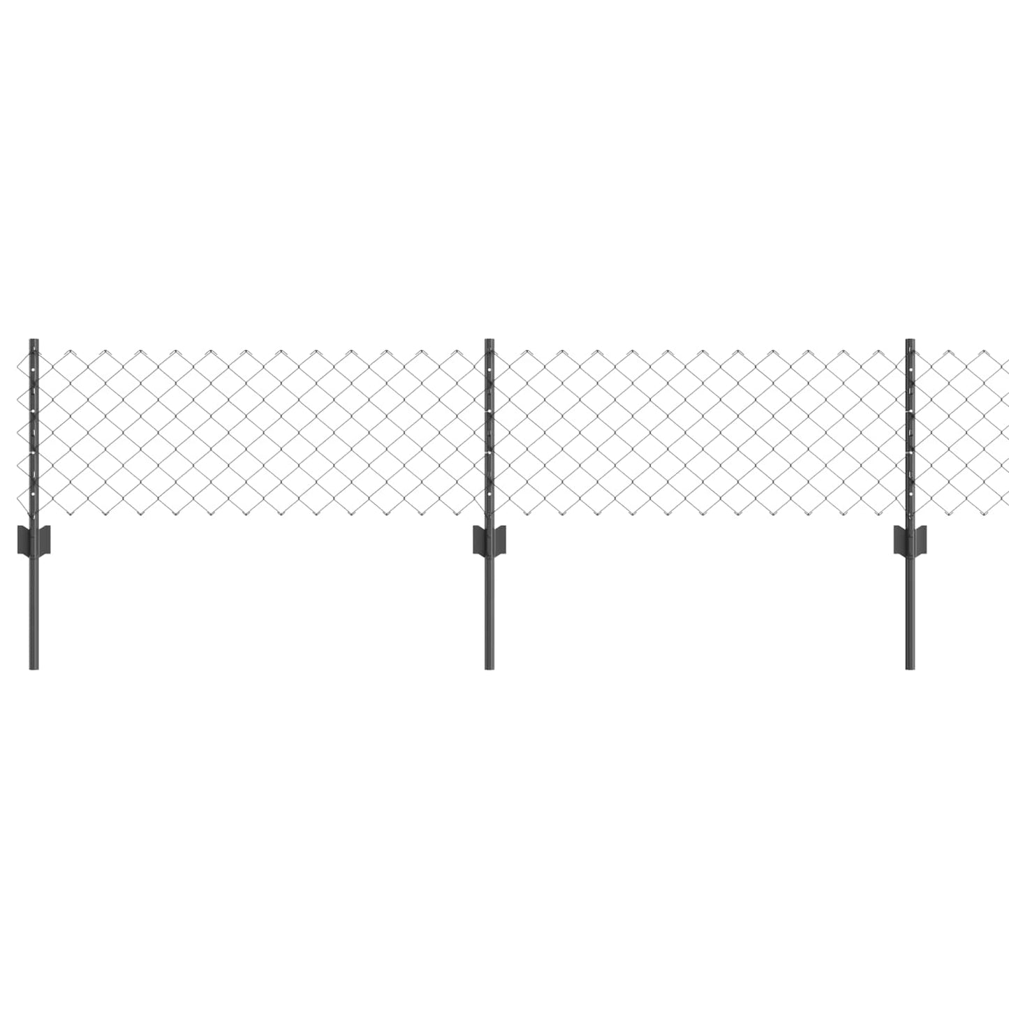 Fence with Post Grey