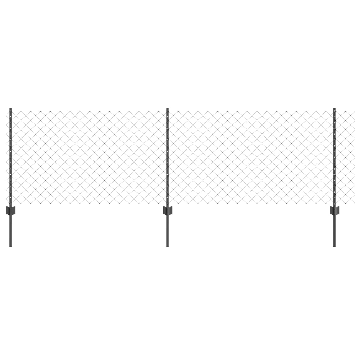 Fence with Post Grey