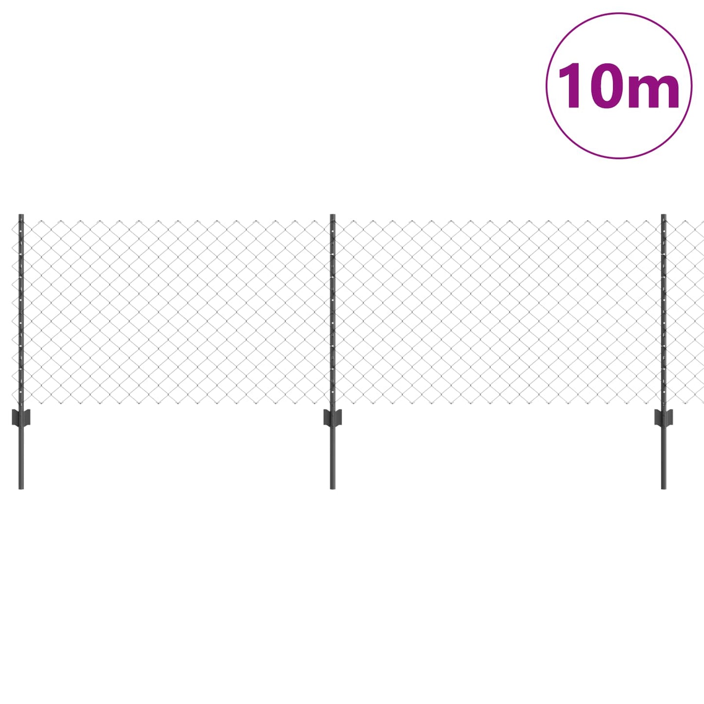 Fence with Post Grey