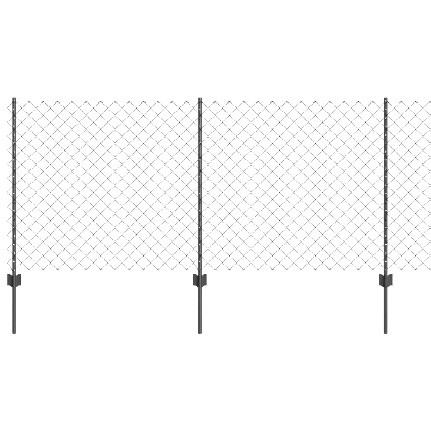 Fence with Post Grey