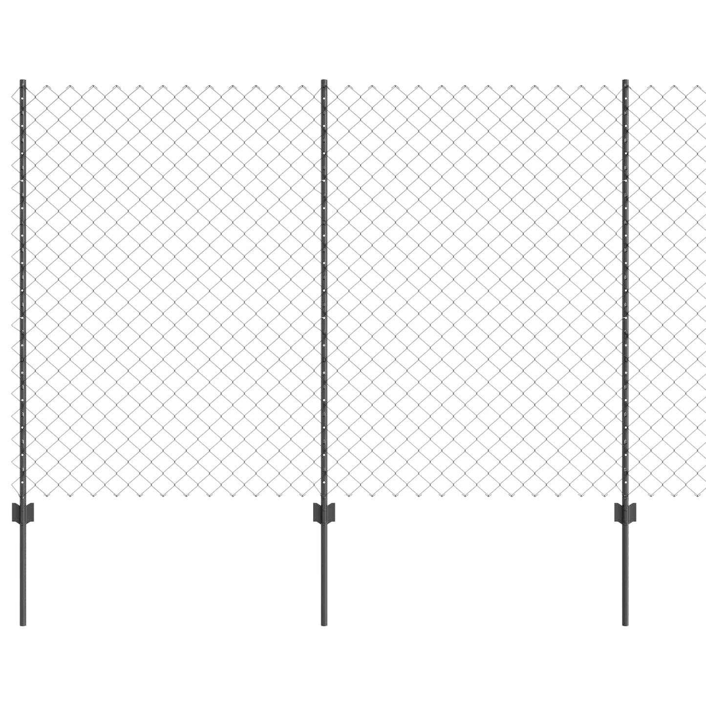Fence with Post Grey