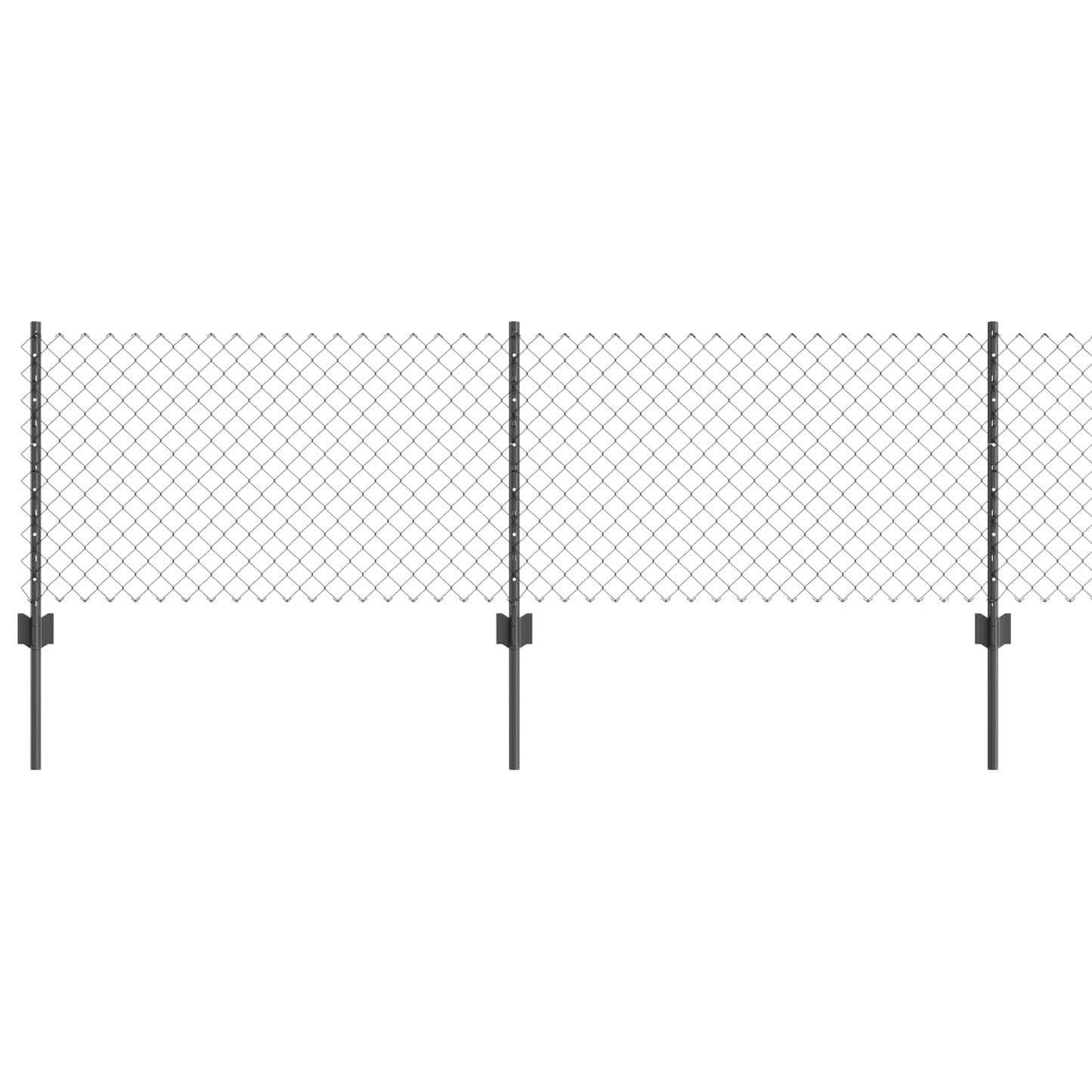 Fence with Post Grey