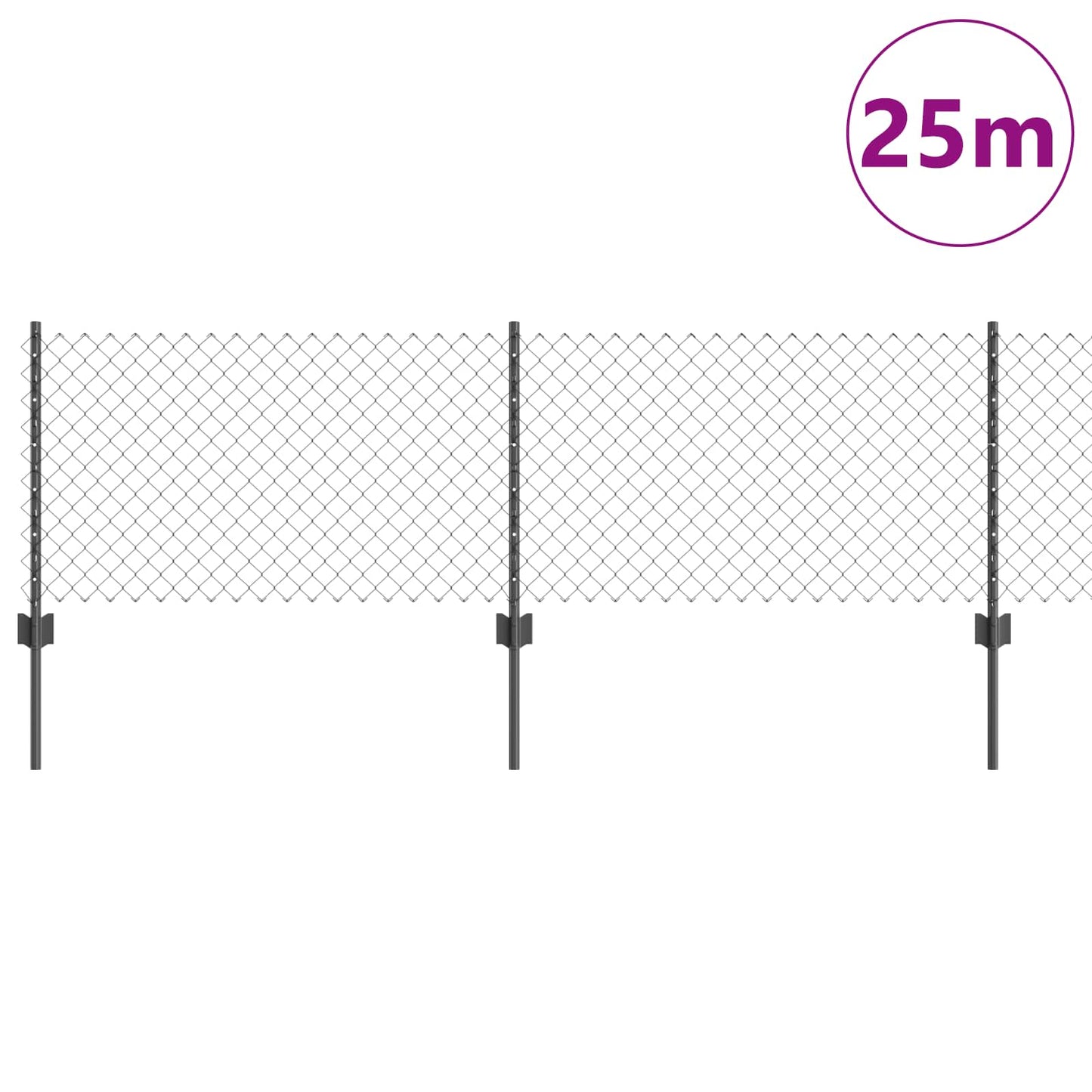 Fence with Post Grey