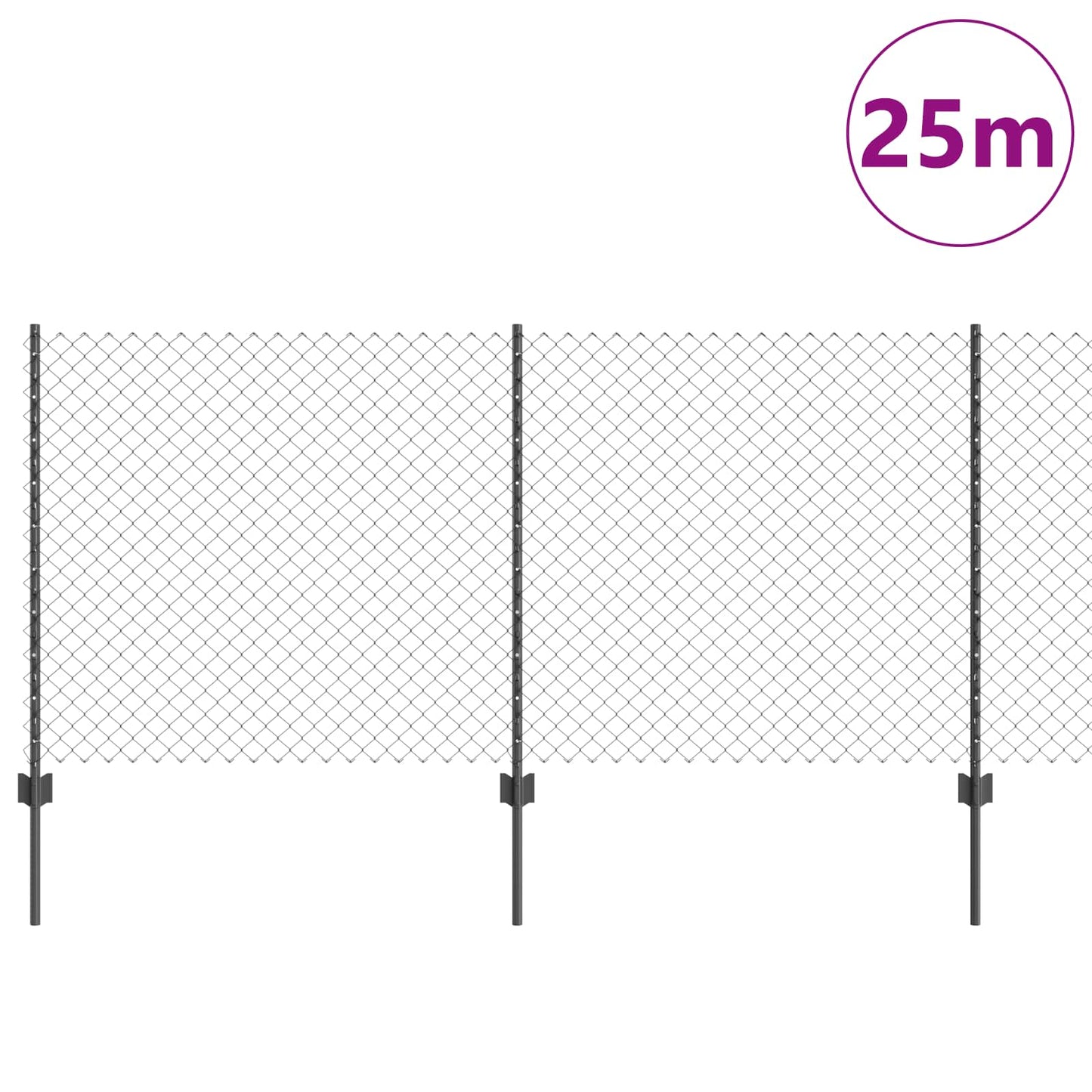 Fence with Post Grey