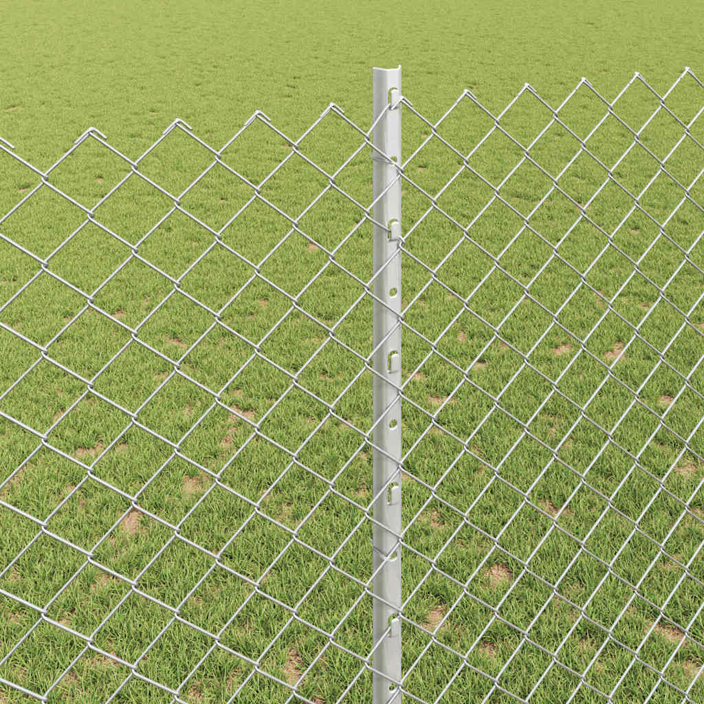 Chain Link Fence with Post 10 x 1.4 m (W x H)