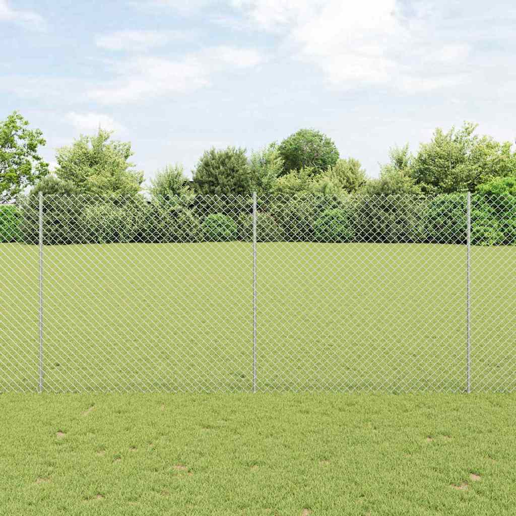 Chain Link Fence with Post 10 x 1.4 m (W x H)