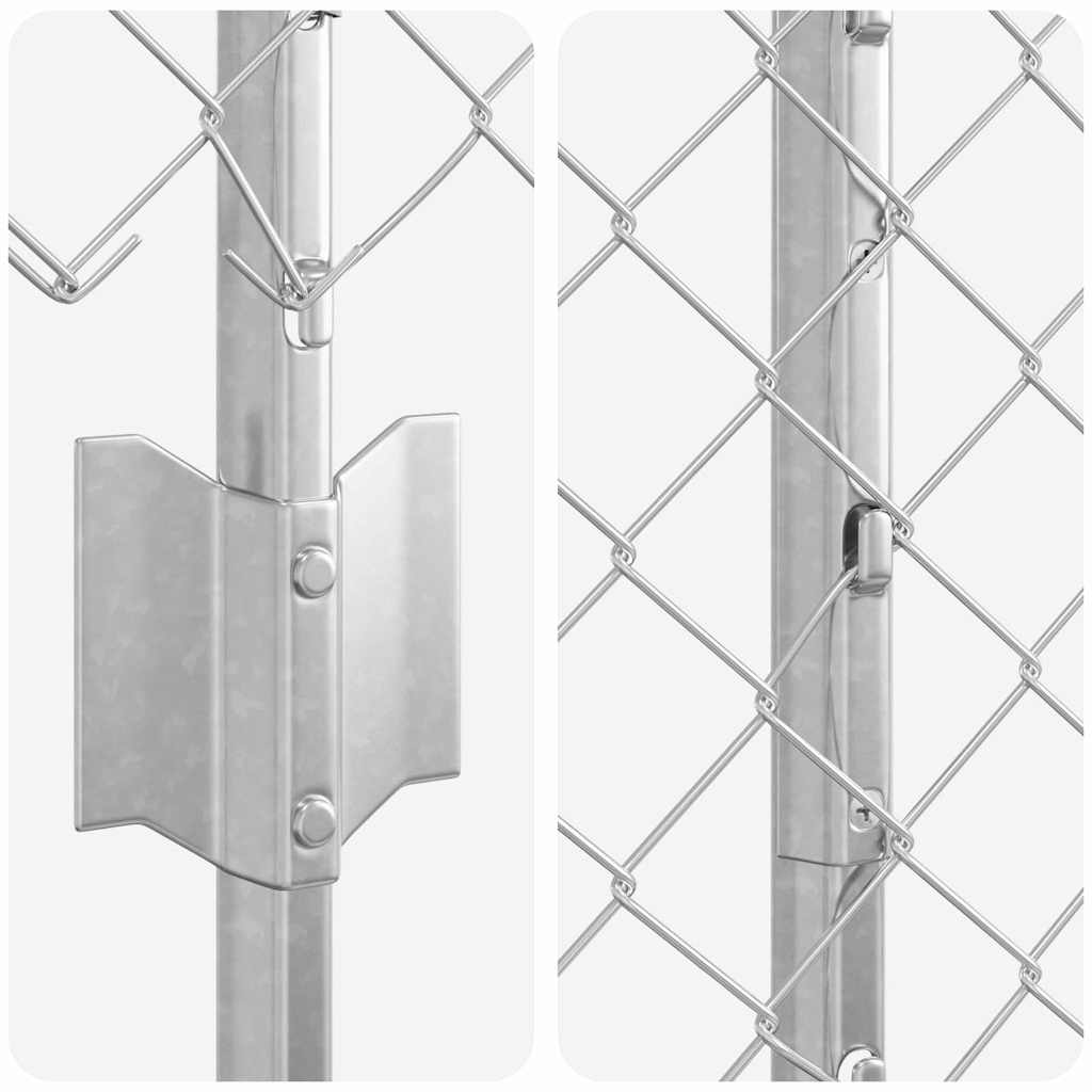 Chain Link Fence with Post 10 x 1.5 m (W x H)