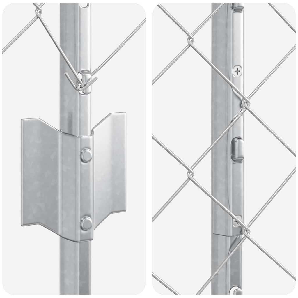Chain Link Fence with Post 10 x 1.5 m (W x H)