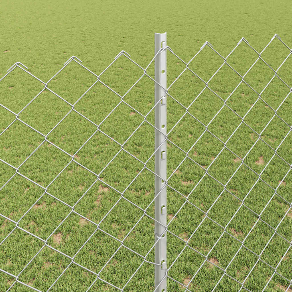Chain Link Fence with Post 10 x 1.5 m (W x H)