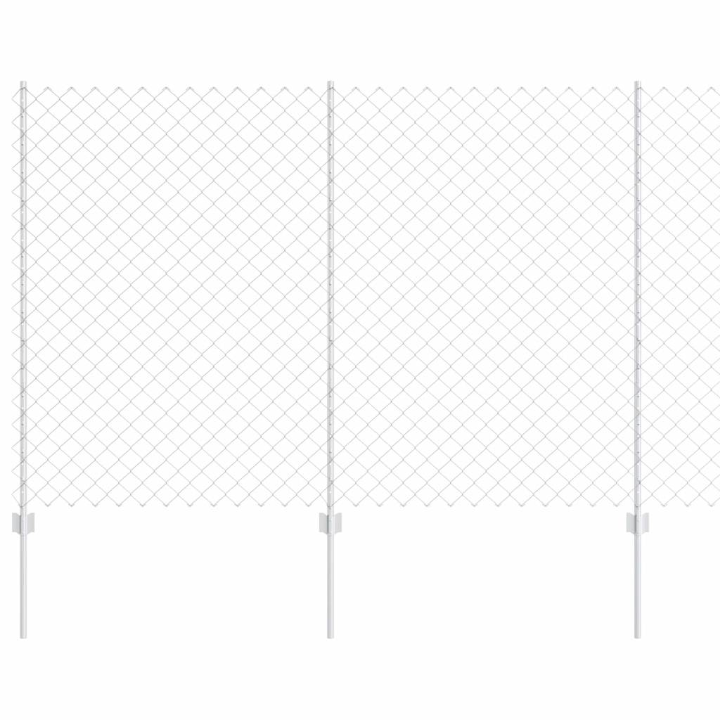 Chain Link Fence with Post 10 x 1.5 m (W x H)