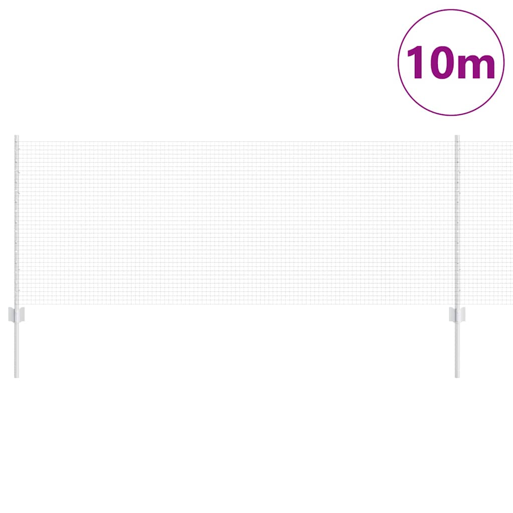 Welded Wire Fence with Post 10 x 0.8 m (W x H)