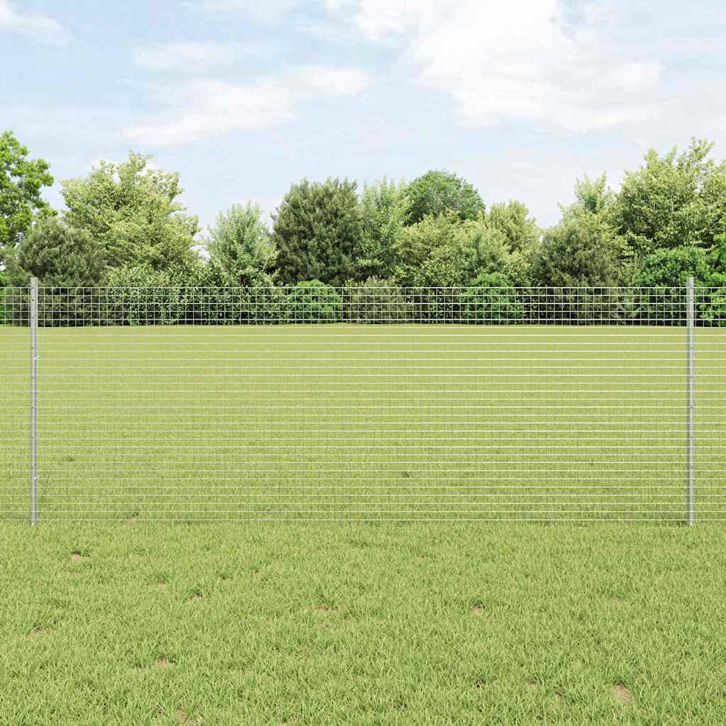 Fence with Post Silver