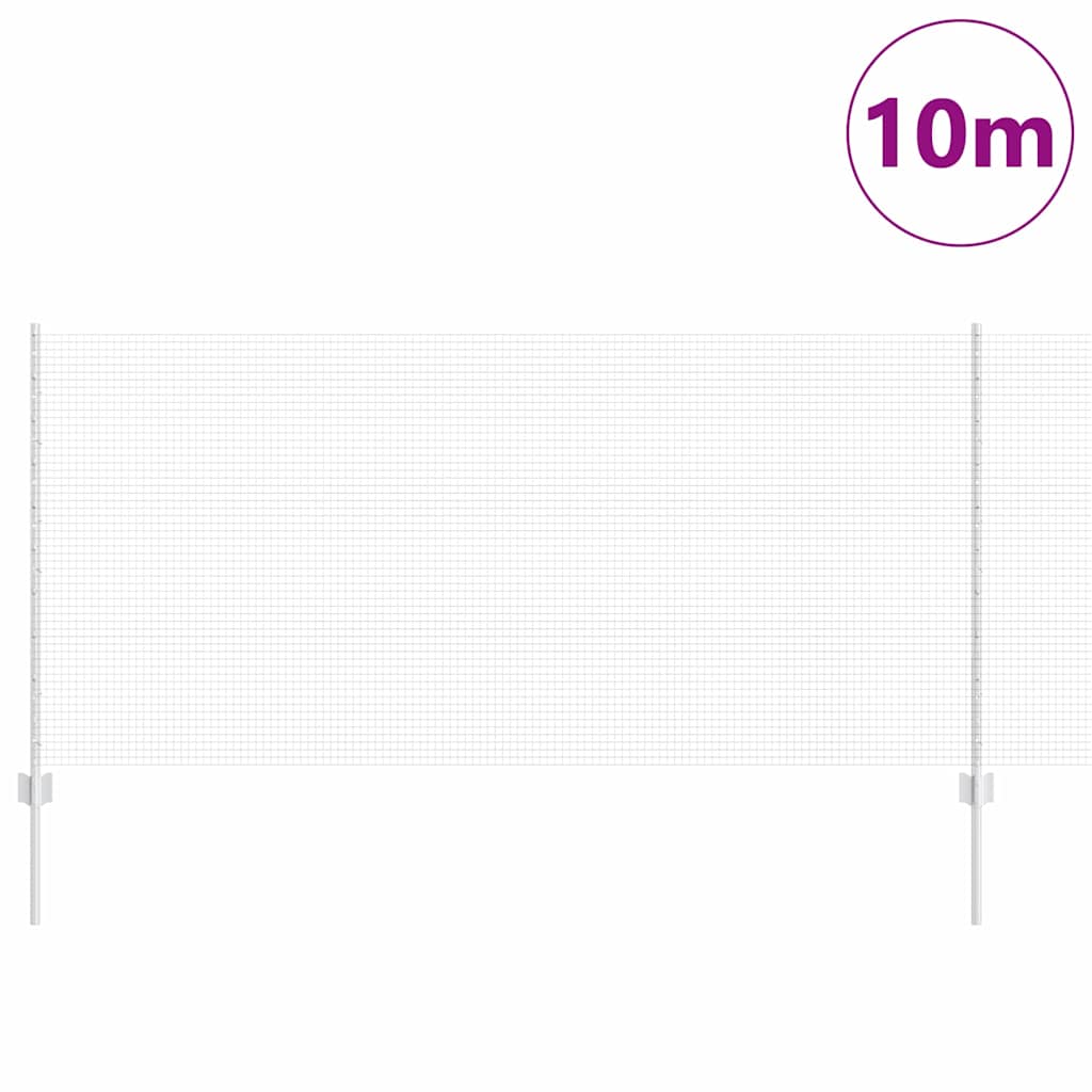 Welded Wire Fence with Post 10 x 1 m (W x H)