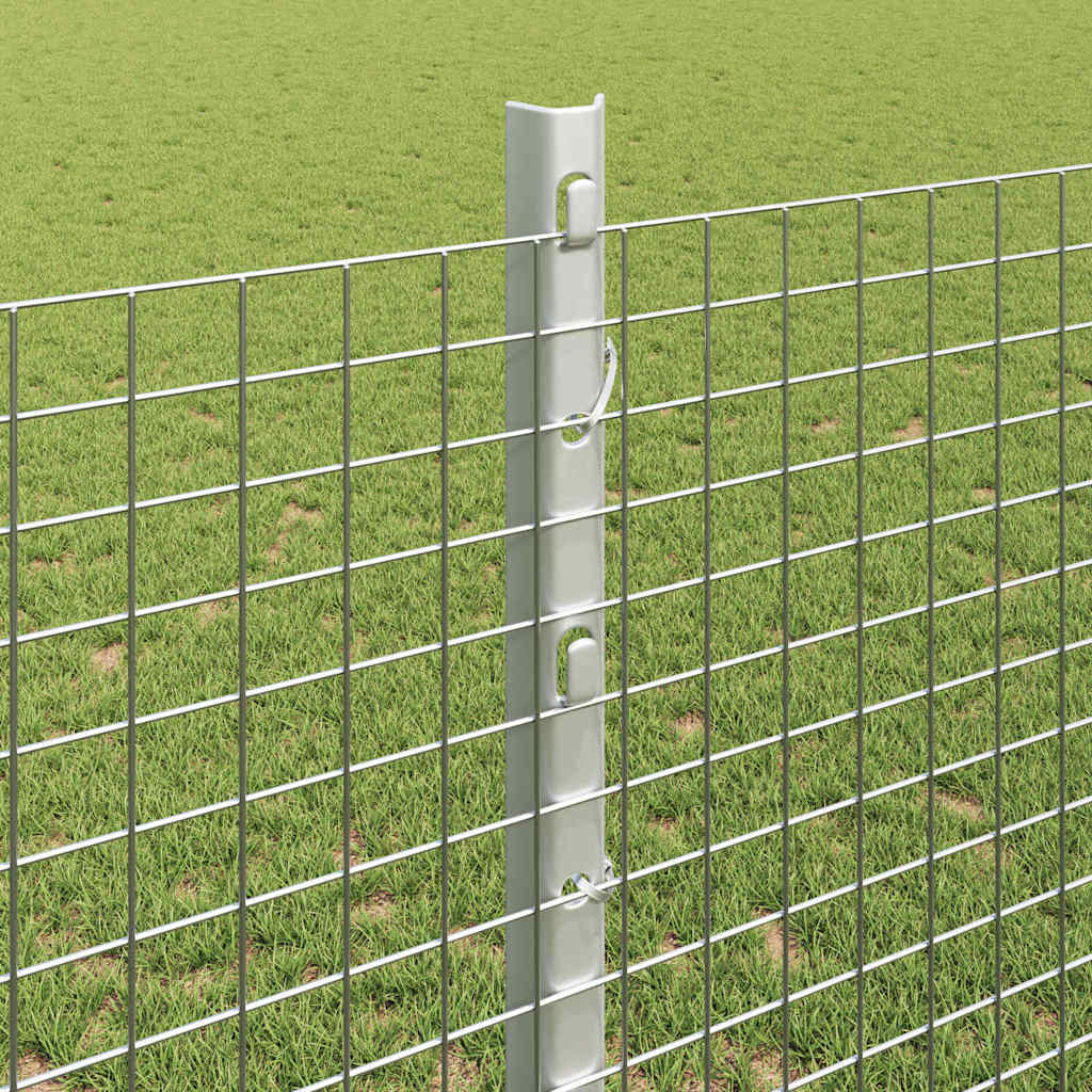 Fence with Post Silver