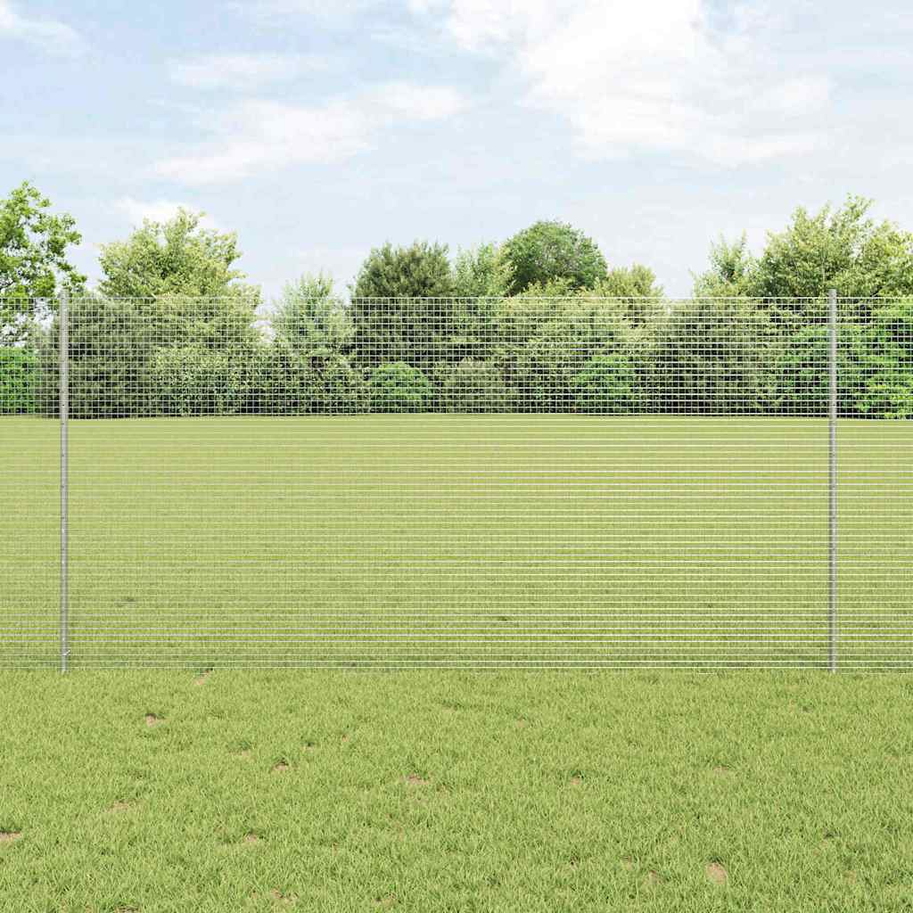 Fence with Post Silver