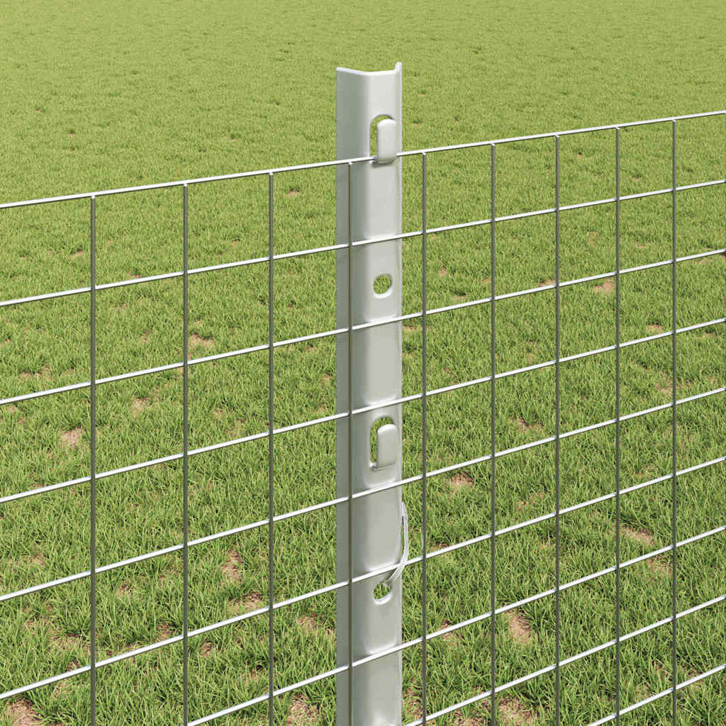 Fence with Post Silver