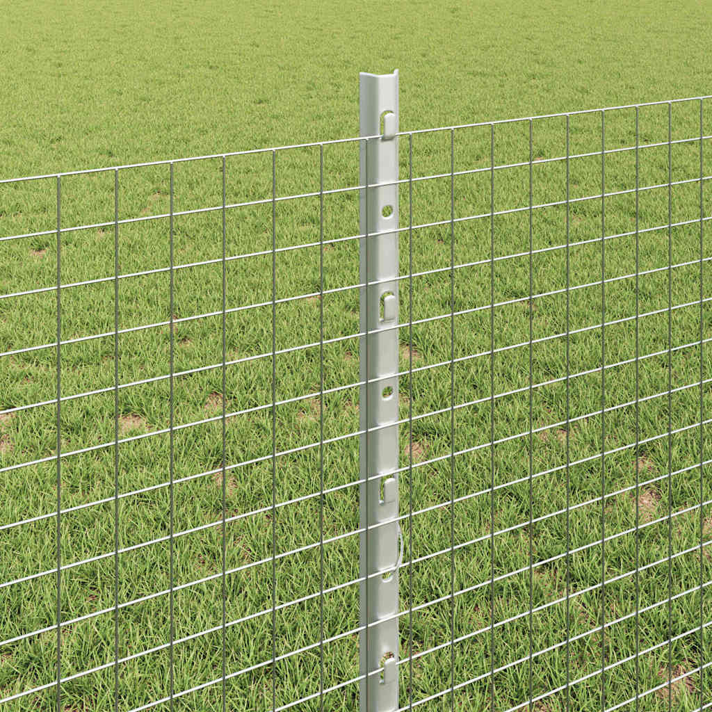 Fence with Post Silver