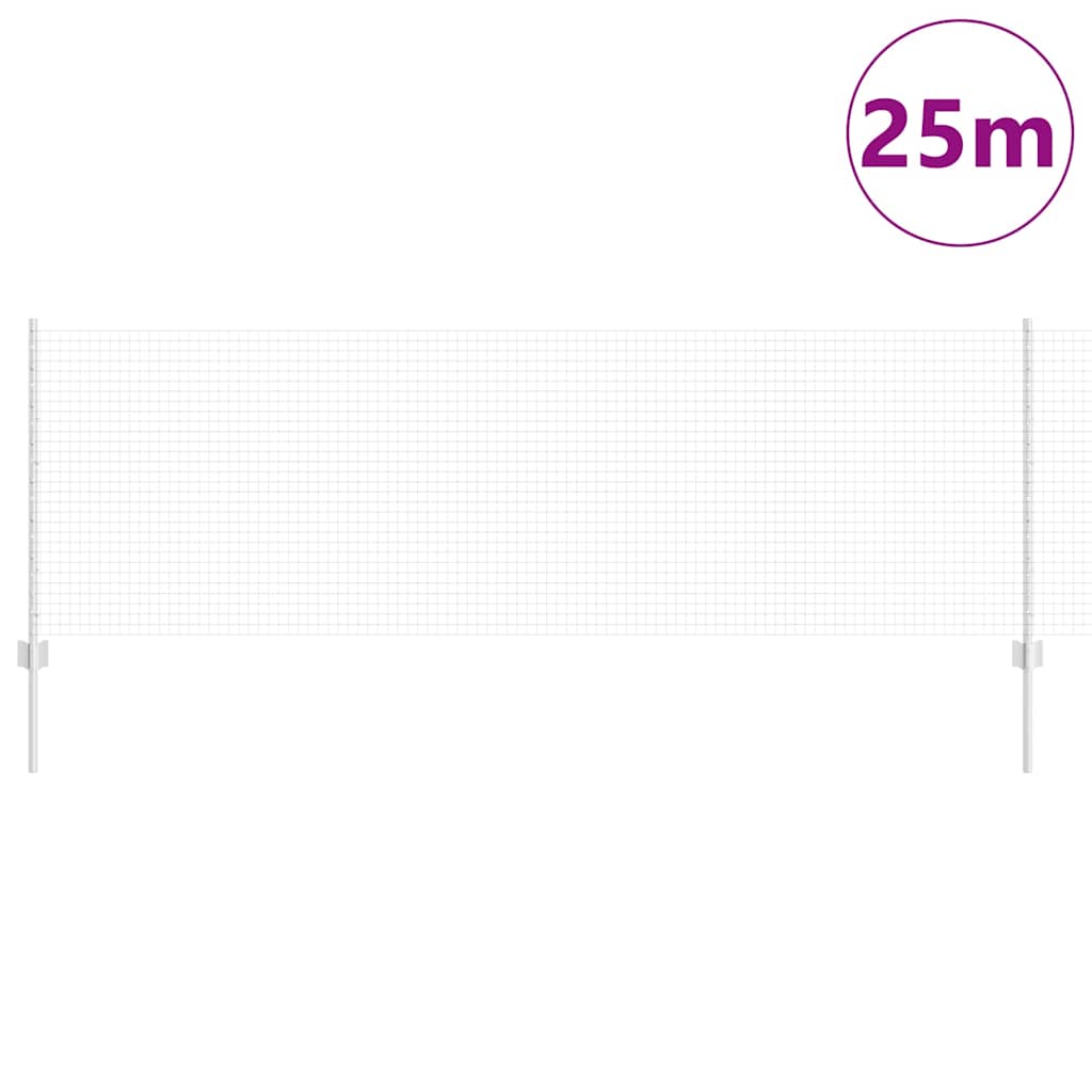 Fence with Post Silver