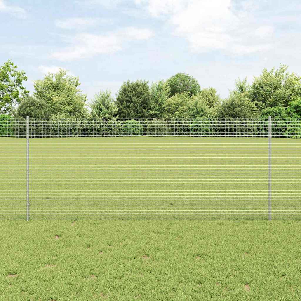 Fence with Post Silver