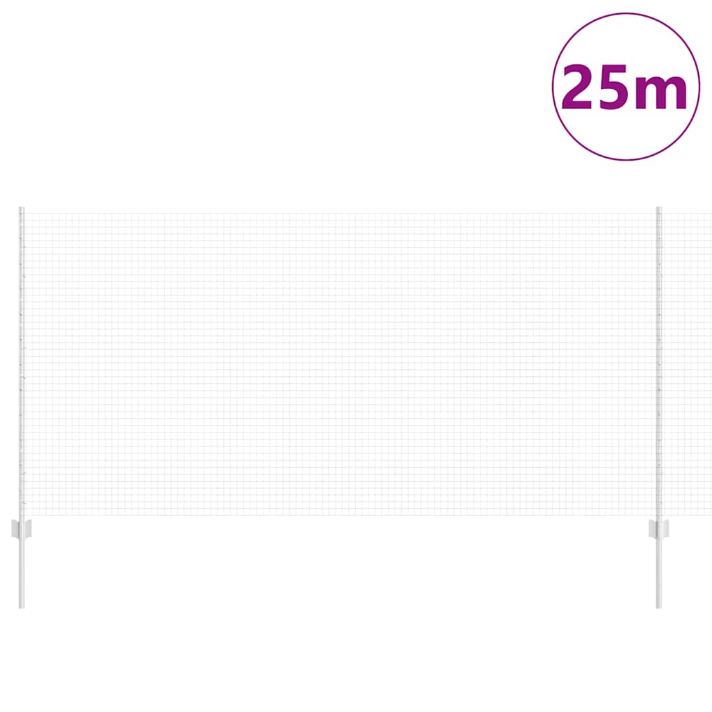 Welded Wire Fence with Post 25 x 1.2 m (W x H)