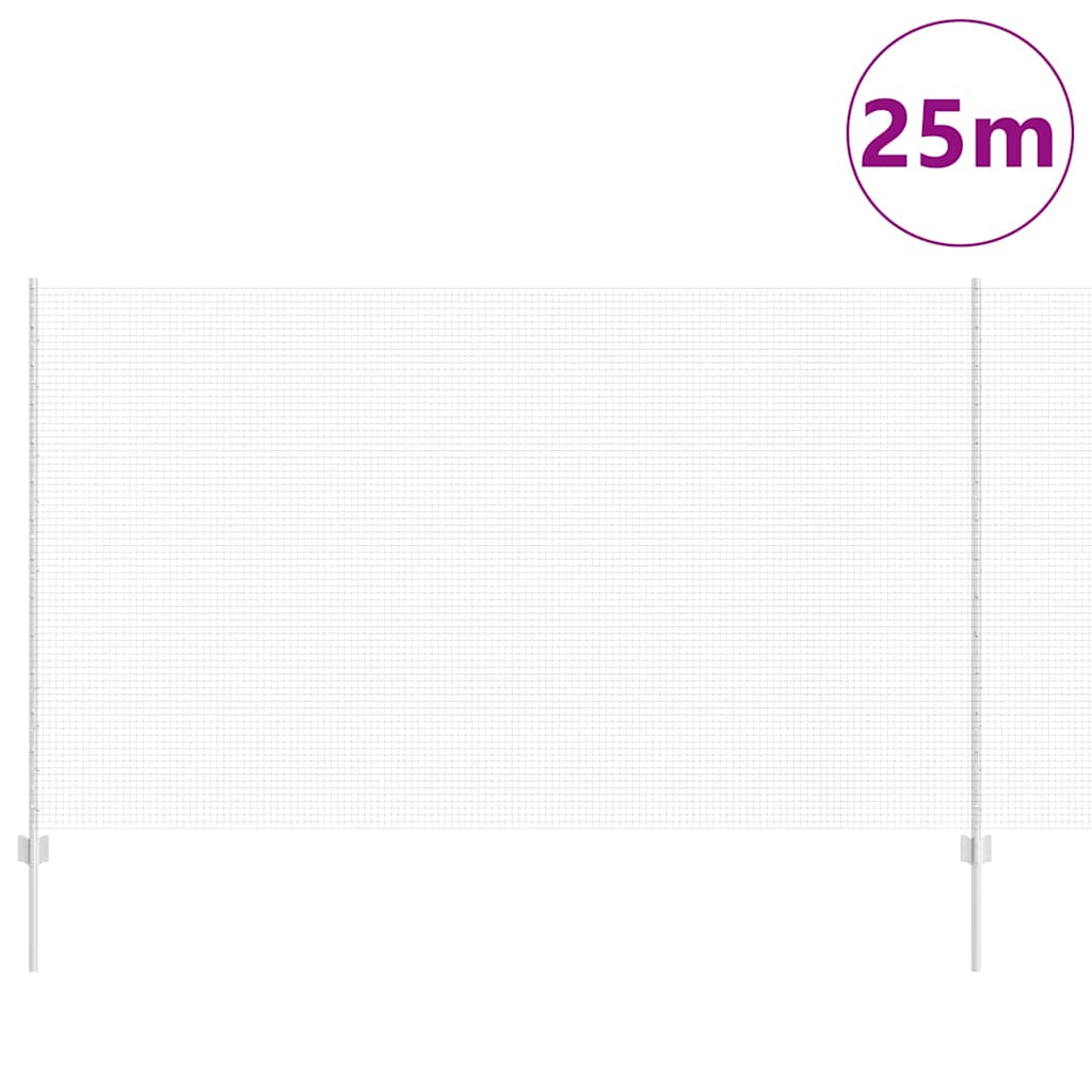 Welded Wire Fence with Post 25 x 1.4 m (W x H)