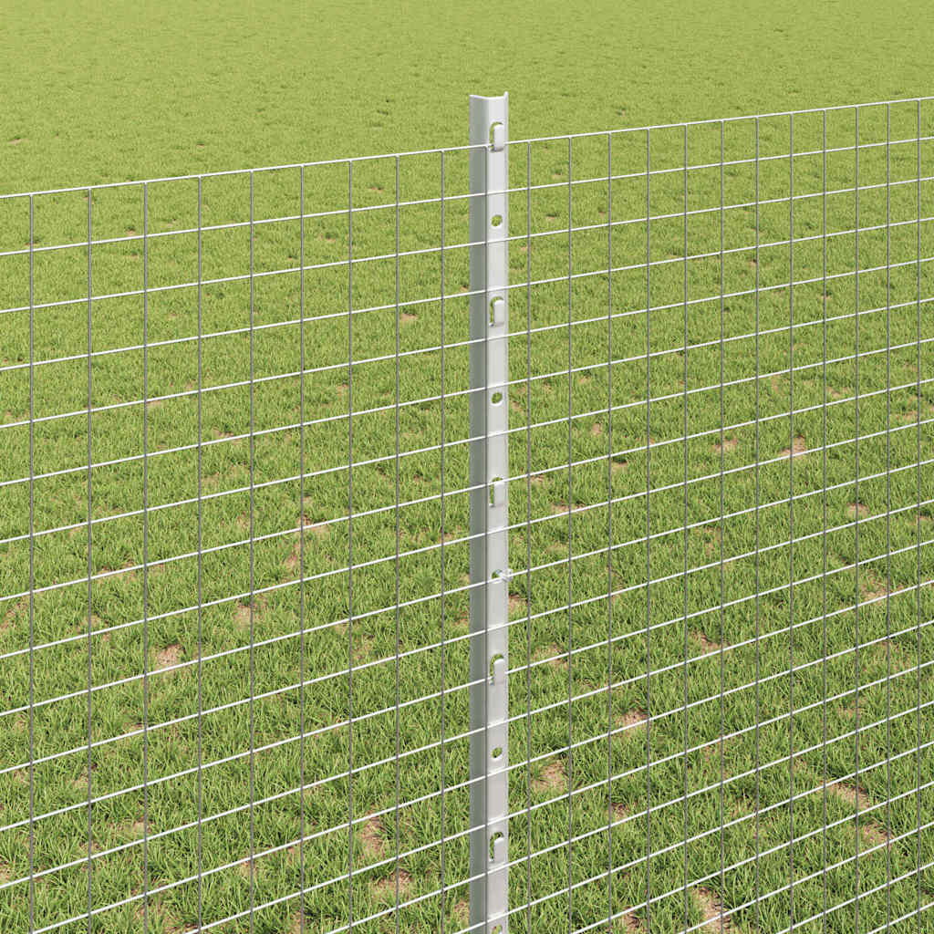 Fence with Post Silver