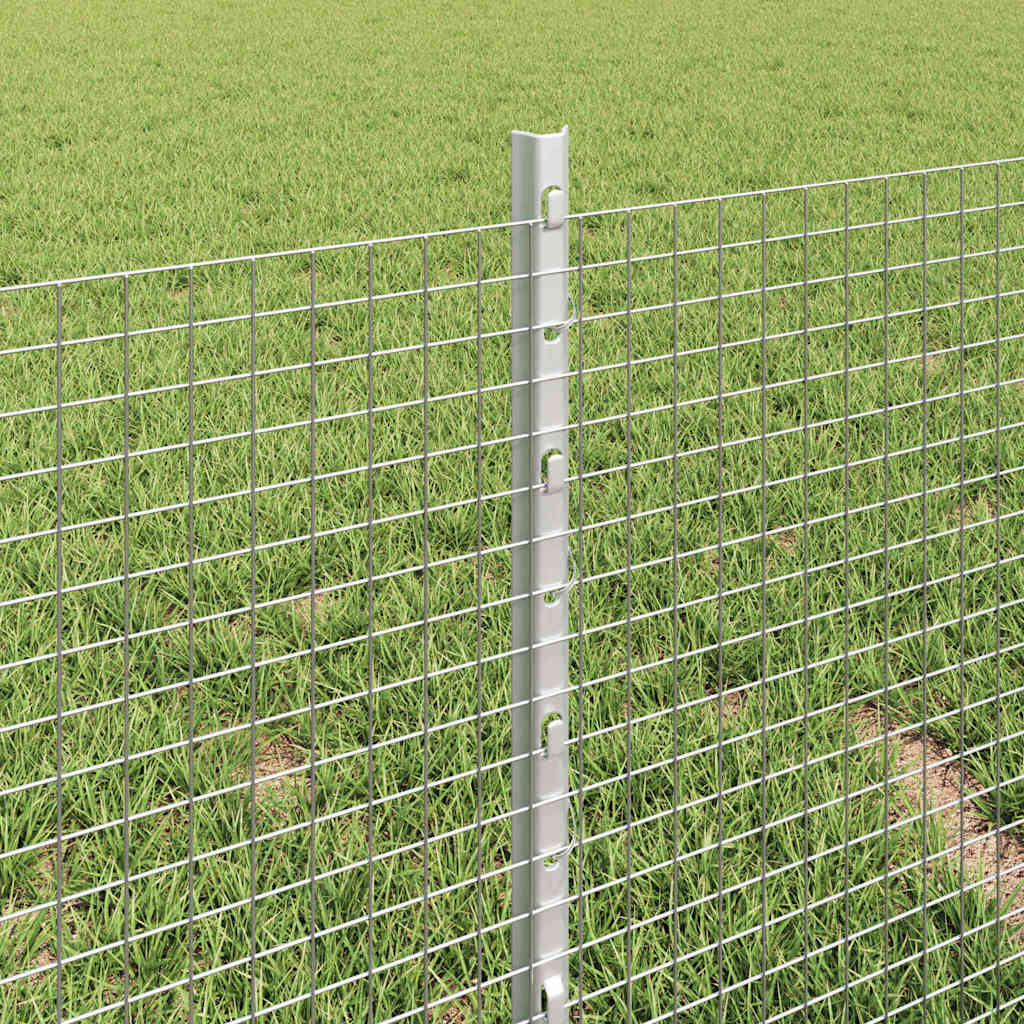 Fence with Post Silver