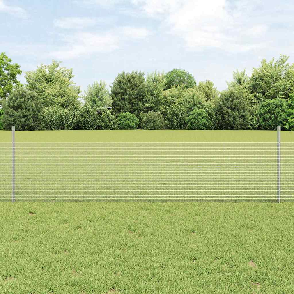 Fence with Post Silver