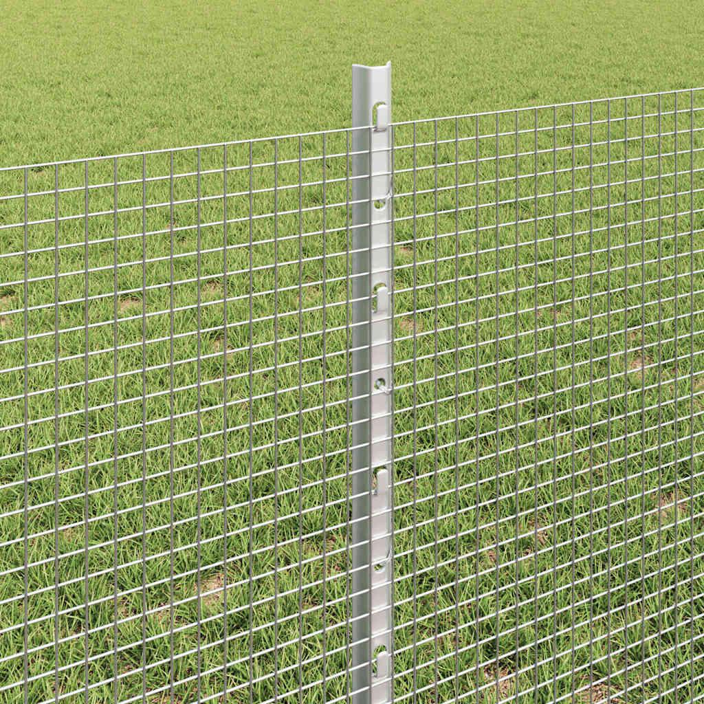 Fence with Post Silver