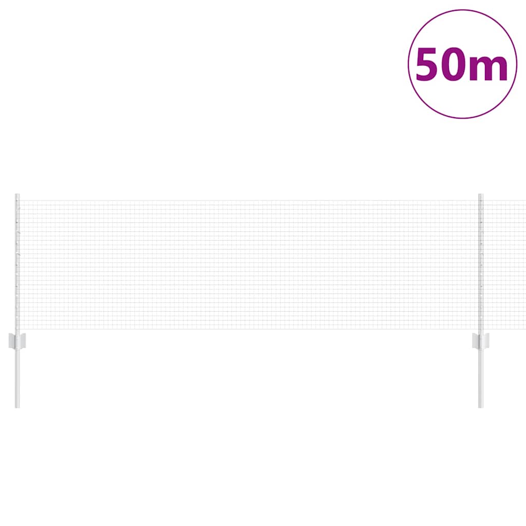 Welded Wire Fence with Post 50 x 0.6 m (W x H)