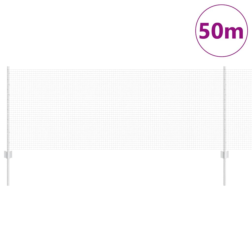 Fence with Post Silver